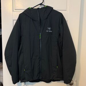 Arc'teryx Black Jacket with Green Details